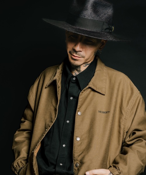 Subciety(サブサエティ)の「Panama hat(ハット・メンズ・ブラック/ホワイト・L(60cm))」の16枚目の写真