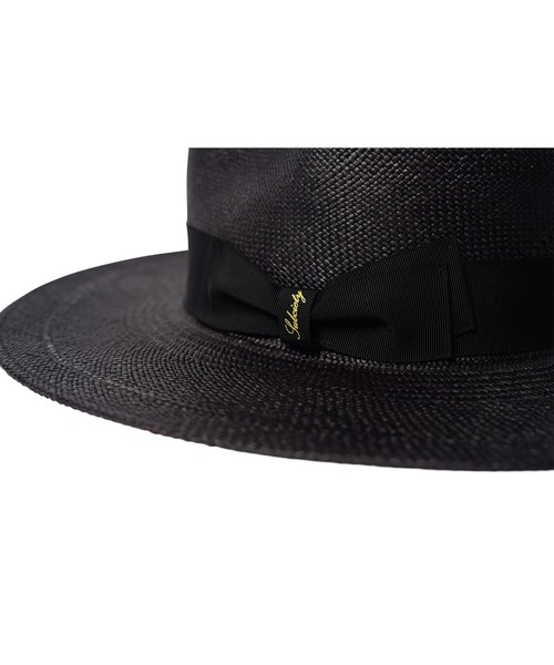 Subciety(サブサエティ)の「Panama hat(ハット・メンズ・ブラック/ホワイト・L(60cm))」の4枚目の写真