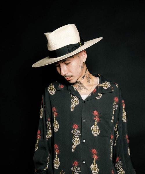 Subciety(サブサエティ)の「Panama hat(ハット・メンズ・ブラック/ホワイト・L(60cm))」の8枚目の写真
