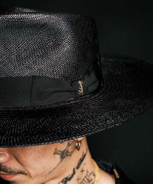 Subciety(サブサエティ)の「Panama hat(ハット・メンズ・ブラック/ホワイト・L(60cm))」の20枚目の写真