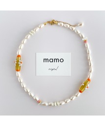 tone（トーン）の「【mamo】ヴィンテージパール&フラワーガラスビーズチョーカー(MA)（チョーカー）」