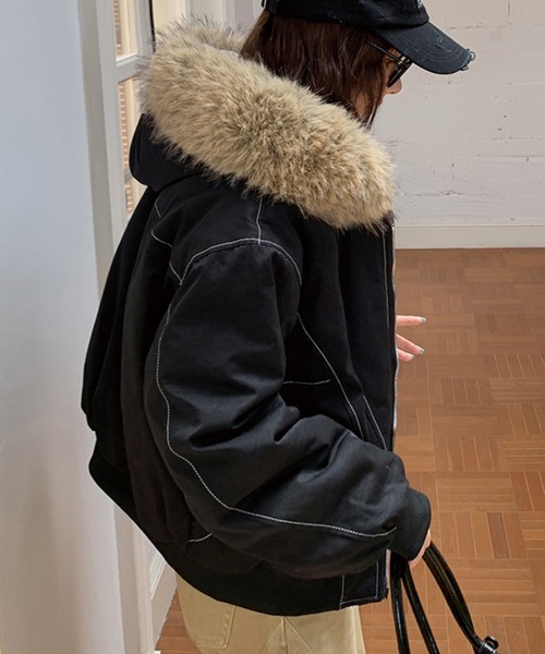 ADDITION STORE（アディションストア）の「＼フードファー脱着仕様