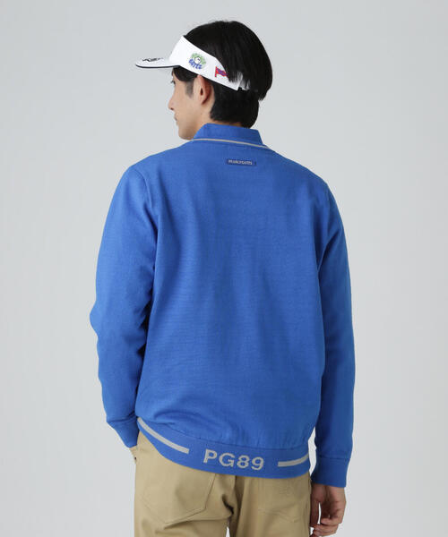 PEARLY GATES】天竺×ストレッチ裏地＆地柄 ツインニット（Tシャツ