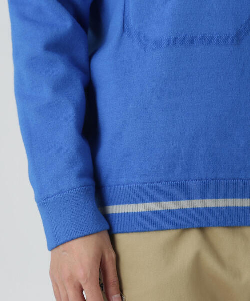 PEARLY GATES】天竺×ストレッチ裏地＆地柄 ツインニット（Tシャツ