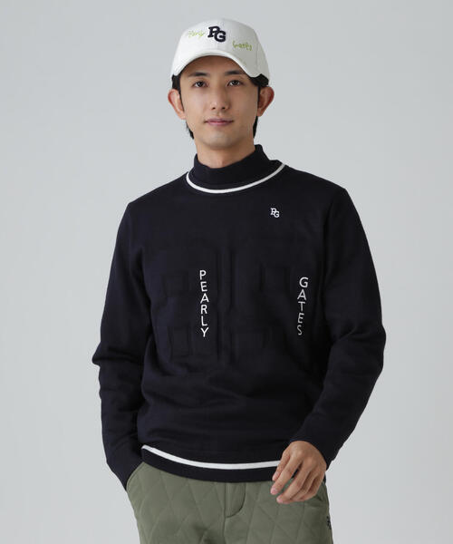 PEARLY GATES(パーリーゲイツ)の「【PEARLY GATES】天竺×ストレッチ裏地&地柄 ツインニット(Tシャツ/カットソー・メンズ・ブルー/ホワイト/ネイビー・MEDIUM/LARGE/X-LARGE/XX-LARGE)」の16枚目の写真