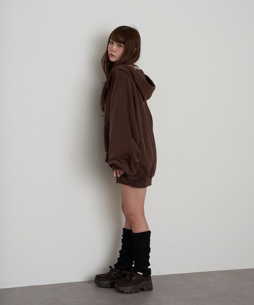 RAY CASSIN(レイカズン)の「ケーブルレッグウォーマー(レッグウォーマー・レディース・ブラック/チャコールグレー/グレー/ベージュ・FREE)」の9枚目の写真