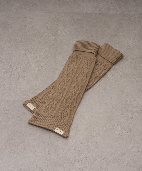 RAY CASSIN(レイカズン)の「ケーブルレッグウォーマー(レッグウォーマー・レディース・ブラック/チャコールグレー/グレー/ベージュ・FREE)」の18枚目の写真