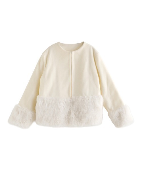 ホワイト フリンジ ノーカラージャケット 限定版 セール】SHIPS any:〈洗濯機可能〉ダブルジャージー Vネック ノー