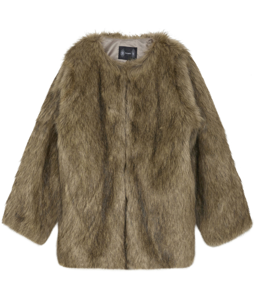 FLAREUP(フレアアップ)の「Fur Jacket (FL-046_Brown)(ムートンコート・レディース・ブラウン・1/2)」の8枚目の写真