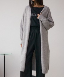 AZUL by moussy | ニットロングカーディガン(カーディガン/ボレロ)