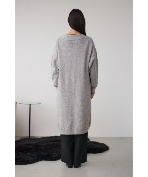 AZUL by moussy（アズールバイマウジー）の「ニットロングカーディガン（カーディガン/ボレロ・レディース・ベージュ/チャコールグレー/ブラック・FREE）」の22枚目の写真