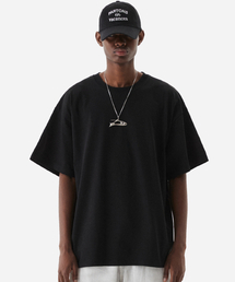 DNSR（ディーエヌエスアール）の「Crucial Half Sleeve Black（Tシャツ/カットソー・メンズ）」
