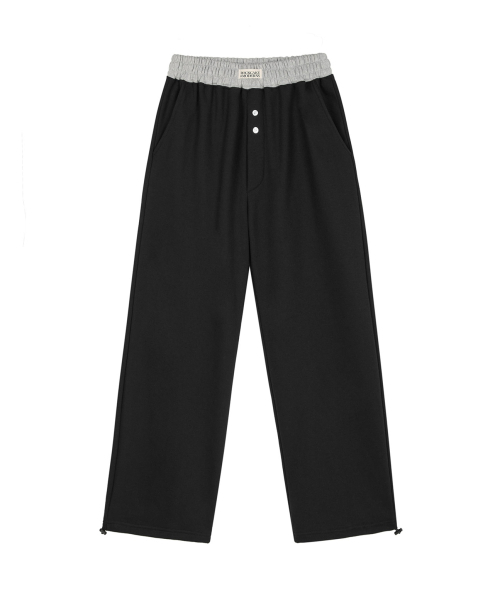 ROCKCAKE(ロックケーキ)の「Waist Layerd 2way Jogger - Black(スウェットパンツ・レディース・その他・SMALL/X-SMALL)」の2枚目の写真