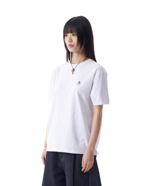AAKAM（アーカム）の「[2PACK] Fitted Half Top (White)（Tシャツ/カットソー・レディース・その他・1/2）」の10枚目の写真