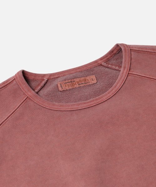 FRIZMWORKS(フリズムワークス)の「PIGMENT DYEING MIL SWEATSHIRT _ PINK(スウェット・レディース・その他・MEDIUM/LARGE/X-LARGE)」の10枚目の写真