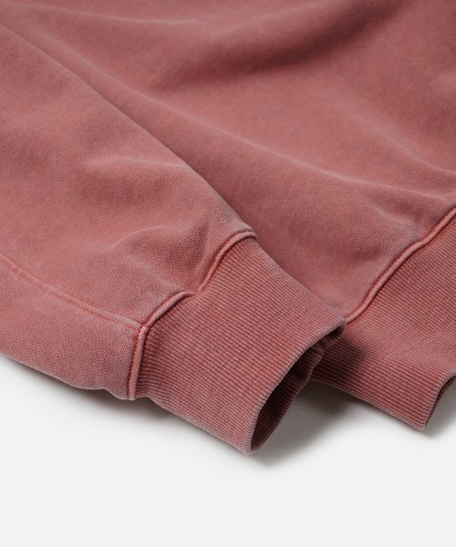 FRIZMWORKS(フリズムワークス)の「PIGMENT DYEING MIL SWEATSHIRT _ PINK(スウェット・レディース・その他・MEDIUM/LARGE/X-LARGE)」の7枚目の写真