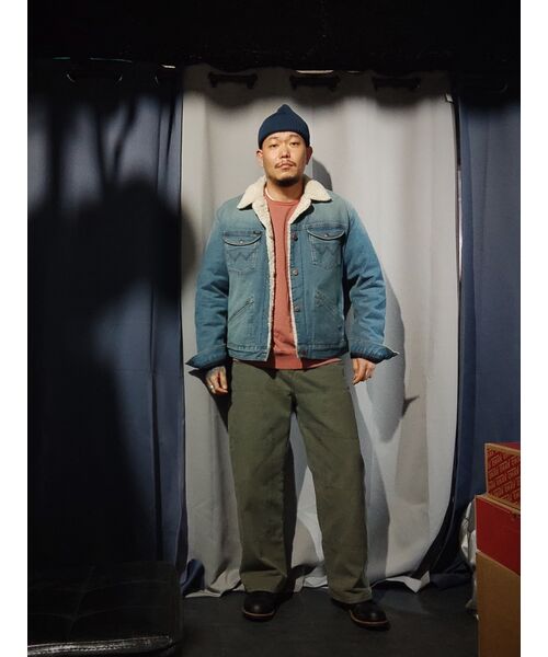 FRIZMWORKS(フリズムワークス)の「PIGMENT DYEING MIL SWEATSHIRT _ PINK(スウェット・レディース・その他・MEDIUM/LARGE/X-LARGE)」の2枚目の写真