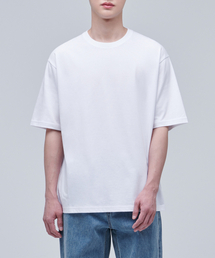 リサイクルリラックスクルーネックTシャツ[ホワイト]