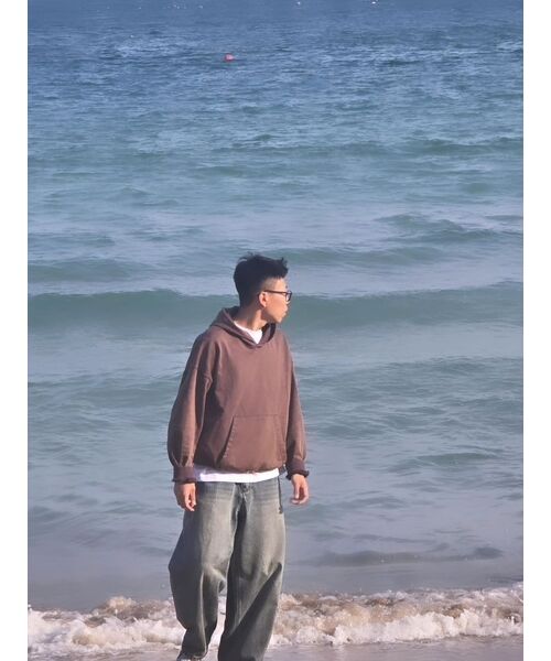 MUSINSA STANDARD（ムシンサスタンダード）の「リサイクルリラックスクルーネックTシャツ[ホワイト]（Tシャツ/カットソー・メンズ・その他・MEDIUM/LARGE/X-LARGE/XX-LARGE/XXX-LARGE）」の8枚目の写真