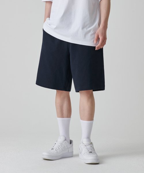 MUSINSA STANDARD（ムシンサスタンダード）の「バスケットボールスウェットショーツ[ネイビー]（その他パンツ・メンズ・その他・XX-LARGE/LARGE/MEDIUM/SMALL/X-LARGE）」の3枚目の写真