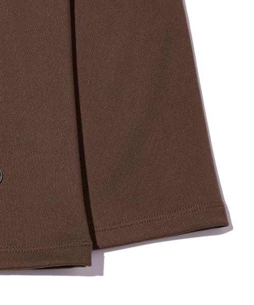 YOUHEE(ユヒ)の「BASIC U-NECK QUARTER SLEEVE BROWN(Tシャツ/カットソー・レディース・その他・SMALL/MEDIUM)」の5枚目の写真