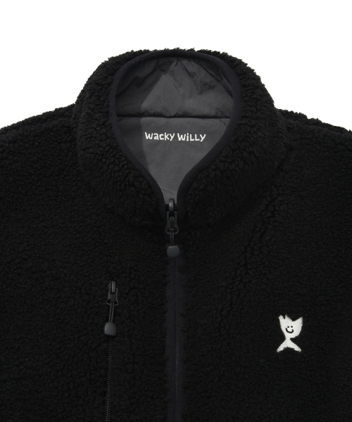 Wacky WiLLy（ワッキーウィリー）の「フラッフィーリバーシブルベストブラック（ベスト・レディース・その他・SMALL/MEDIUM/LARGE/X-LARGE）」の5枚目の写真