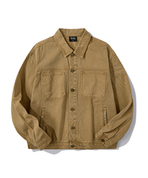 Verdnt（バーダント）の「ガーメントダイツイルワークジャケット [ティンバー]（デニムジャケット）」