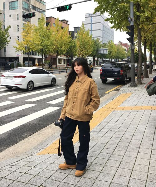 Verdnt（バーダント）の「ガーメントダイツイルワークジャケット [ティンバー]（デニムジャケット・レディース・その他・SMALL/MEDIUM/LARGE）」の15枚目の写真