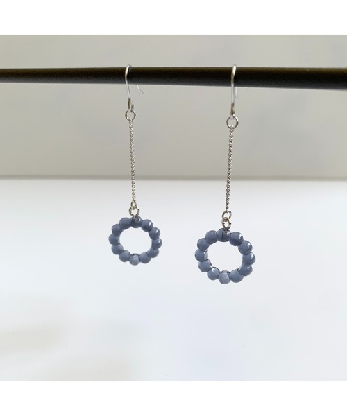 tone(トーン)の「【TOMEI LAB】バブル 揺れる クリア ピアス(MA)(ピアス(両耳用)・レディース・クリア/パープル系その他・FREE)」の14枚目の写真