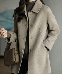 ウールコート ボタンコート ダブル」に該当するレディースのジャケット