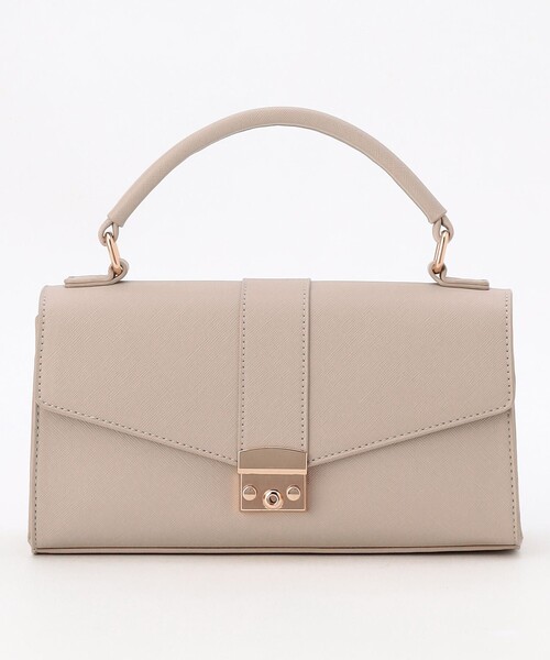 ANY SIS（エニィスィス）の「【2WAY】トップハンドルショルダー バッグ（ショルダーバッグ・レディース・ブラック系/ベージュ系・F）」の2枚目の写真