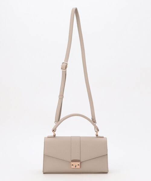 ANY SIS（エニィスィス）の「【2WAY】トップハンドルショルダー バッグ（ショルダーバッグ・レディース・ベージュ系/ブラック系・F）」の6枚目の写真