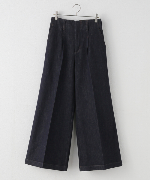 Noble(ノーブル)の「デニムライクスラックス(デニムパンツ・レディース・ネイビー・38/36)」の11枚目の写真