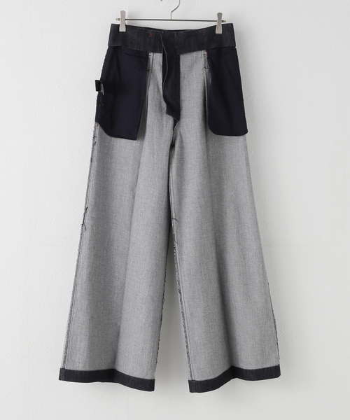 Noble(ノーブル)の「デニムライクスラックス(デニムパンツ・レディース・ネイビー・38/36)」の16枚目の写真