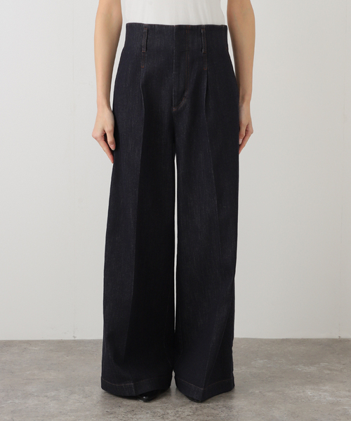 Noble(ノーブル)の「デニムライクスラックス(デニムパンツ・レディース・ネイビー・38/36)」の19枚目の写真