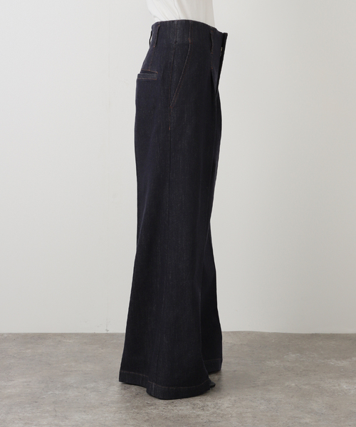 Noble(ノーブル)の「デニムライクスラックス(デニムパンツ・レディース・ネイビー・38/36)」の22枚目の写真