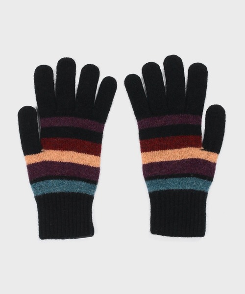 Paul Smith（ポールスミス）の「ウィメンズ "Swirl" グローブ / 425MK（手袋・レディース・マルチ/ブラック・FREE）」の4枚目の写真