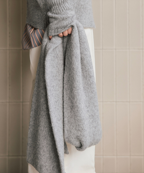 【L'eclair】 カシミアオオバンストール Spick & Span（スピックアンドスパン）の「Leclair カシミアオオバン