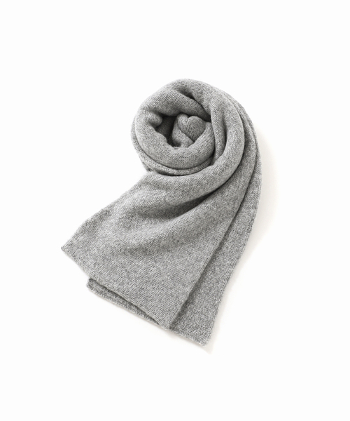 Spick & Span（スピックアンドスパン）の「a&m アルパカミックスニットマフラー（マフラー・レディース・グレー/イエロー/ブルー系その他・FREE）」の10枚目の写真