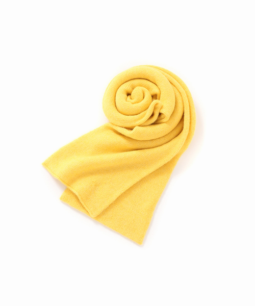 Spick & Span（スピックアンドスパン）の「a&m アルパカミックスニットマフラー（マフラー・レディース・グレー/イエロー/ブルー系その他・FREE）」の14枚目の写真