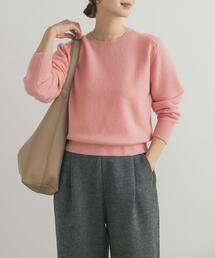 URBAN RESEARCH DOORS | ウールコンパクトクルーネックプルオーバー(ニット/セーター)