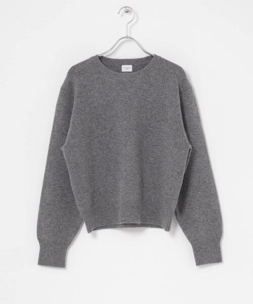 URBAN RESEARCH DOORS（アーバンリサーチドアーズ）の「ウールコンパクトクルーネックプルオーバー（ニット/セーター・レディース・ダークグレー/ミント/ピンク・MEDIUM）」の16枚目の写真