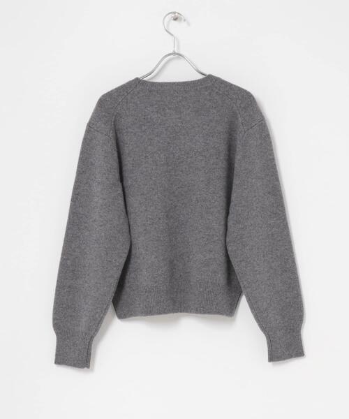 URBAN RESEARCH DOORS（アーバンリサーチドアーズ）の「ウールコンパクトクルーネックプルオーバー（ニット/セーター・レディース・ダークグレー/ミント/ピンク・MEDIUM）」の17枚目の写真