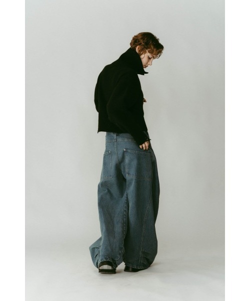tuck design denim pants（デニムパンツ）｜Knuth Marf