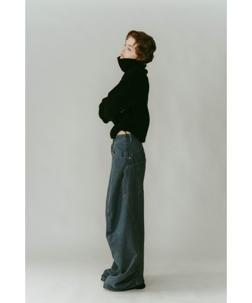 tuck design denim pants（デニムパンツ）｜Knuth Marf