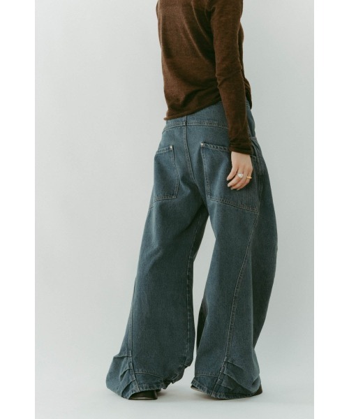 tuck design denim pants（デニムパンツ）｜Knuth Marf