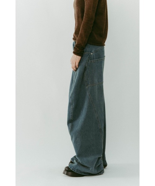 tuck design denim pants（デニムパンツ）｜Knuth Marf
