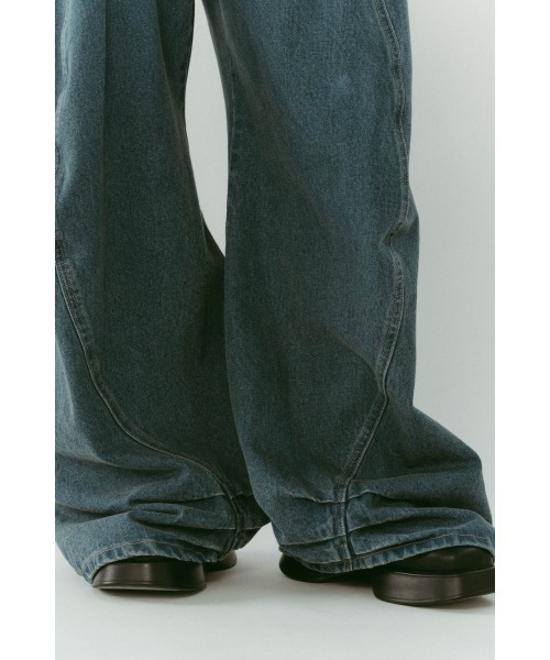 tuck design denim pants（デニムパンツ）｜Knuth Marf