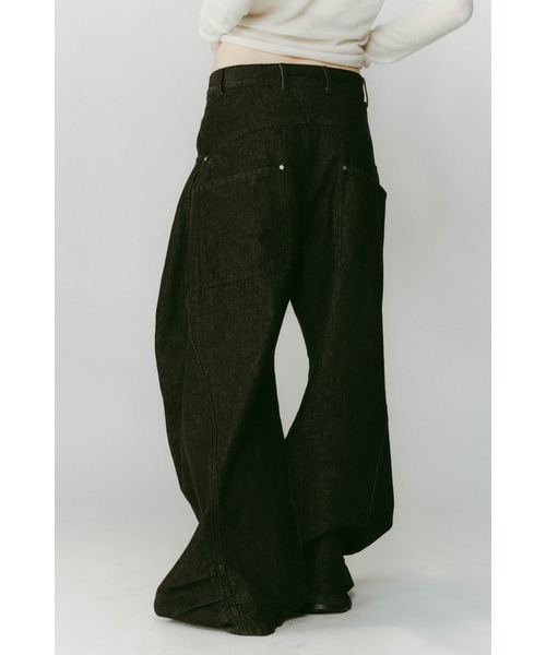 tuck design denim pants（デニムパンツ）｜Knuth Marf