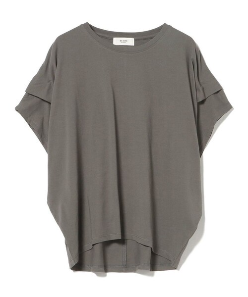 BEAMS HEART(ビームスハート)の「ビッグタック プルオーバー(Tシャツ/カットソー・レディース・オレンジ/オフホワイト/ブルー/チャコールグレー・FREE)」の2枚目の写真